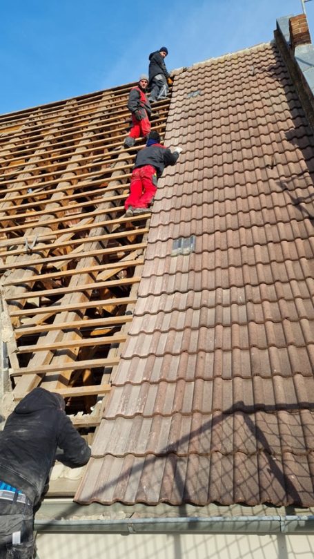 Rückbau Dacheindeckung